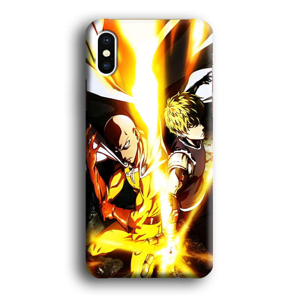 One Punch Man Saitama X Genos iPhone X Case