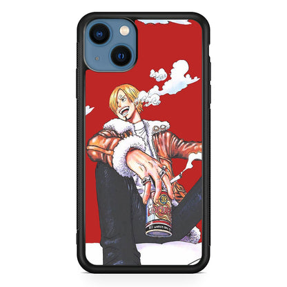 One Piece Sanji Smoker iPhone 15 Case