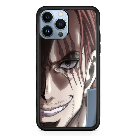 One Piece Shanks Close Up Face iPhone 14 Pro Max Case