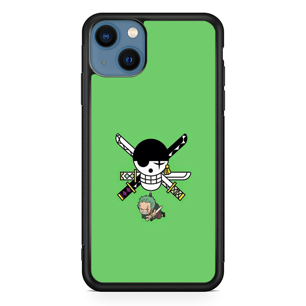 One Piece Zoro Green iPhone 15 Case