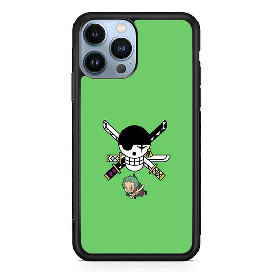 One Piece Zoro Green iPhone 14 Pro Max Case