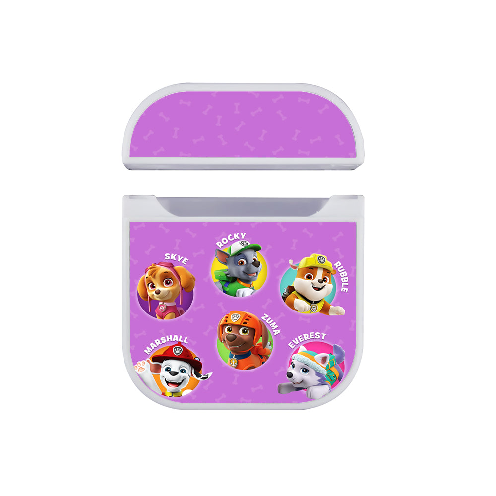 Paw Patrol All Character Hard Plastic Case Cover For Apple Airpods