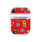 Paw Patrol Red Background Hard Plastic Case Cover For Apple Airpods