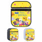 Peppa Pig Character Yellow Hard Plastic Case Cover For Apple Airpods