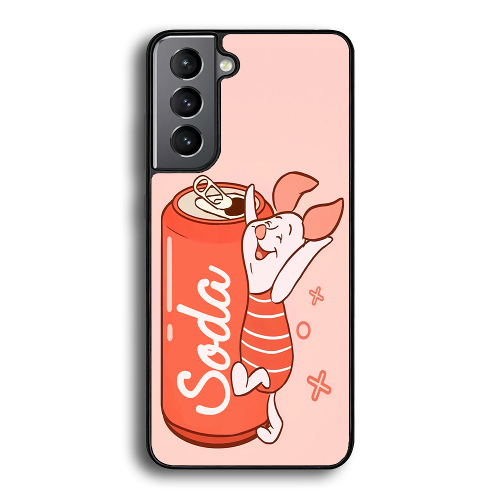 Piglet Winnie The Pooh Favorite Sodas Samsung Galaxy S24 Case - Ezzystore