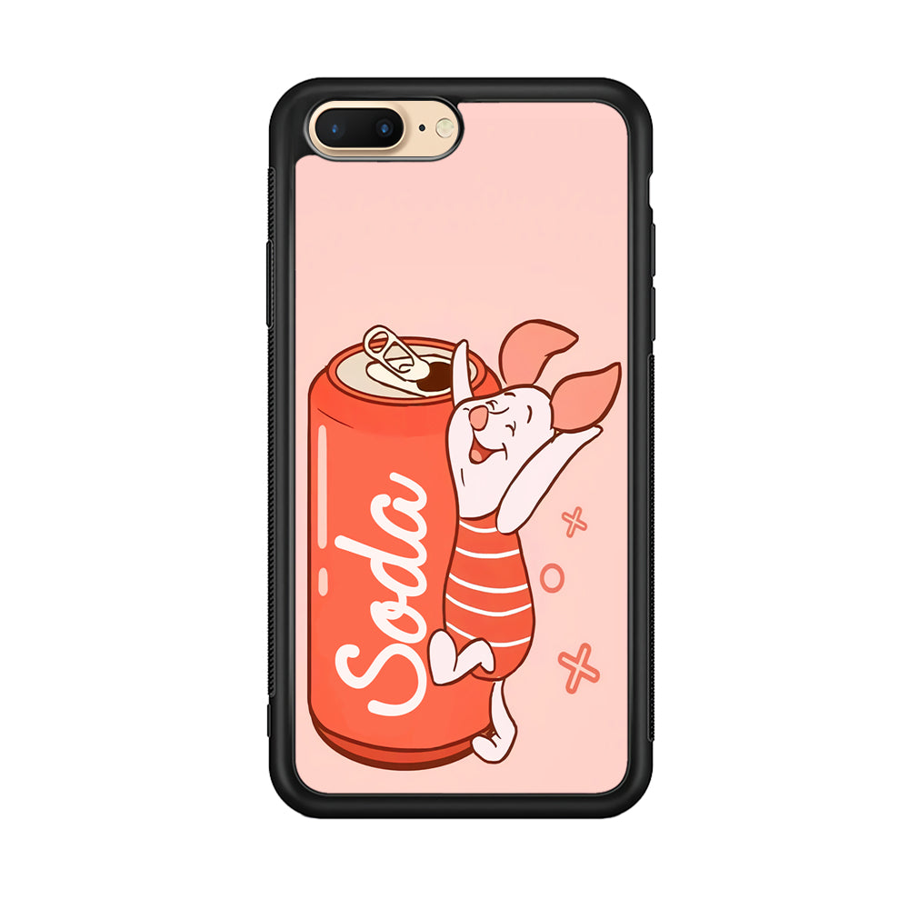 Piglet Winnie The Pooh Favorite Sodas iPhone 7 Plus Case