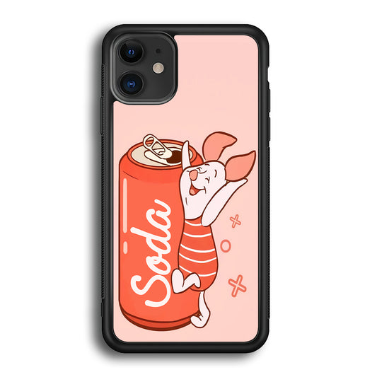Piglet Winnie The Pooh Favorite Sodas iPhone 12 Case
