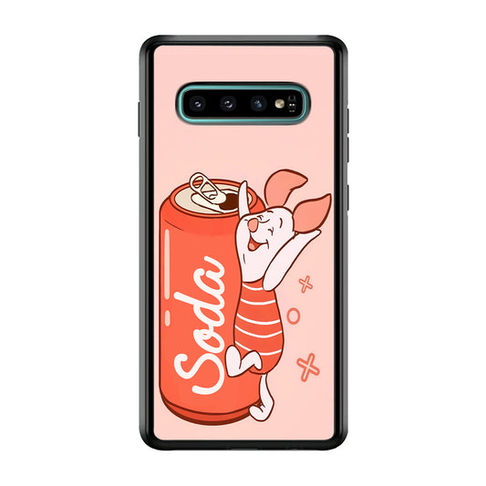 Piglet Winnie The Pooh Favorite Sodas Samsung Galaxy S10 Plus Case