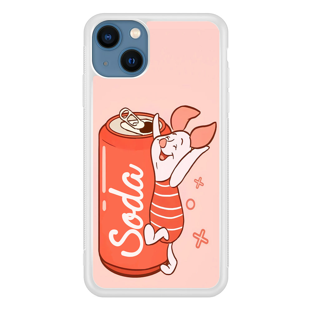 Piglet Winnie The Pooh Favorite Sodas iPhone 15 Plus Case