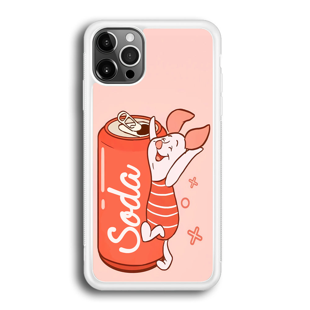 Piglet Winnie The Pooh Favorite Sodas iPhone 12 Pro Max Case