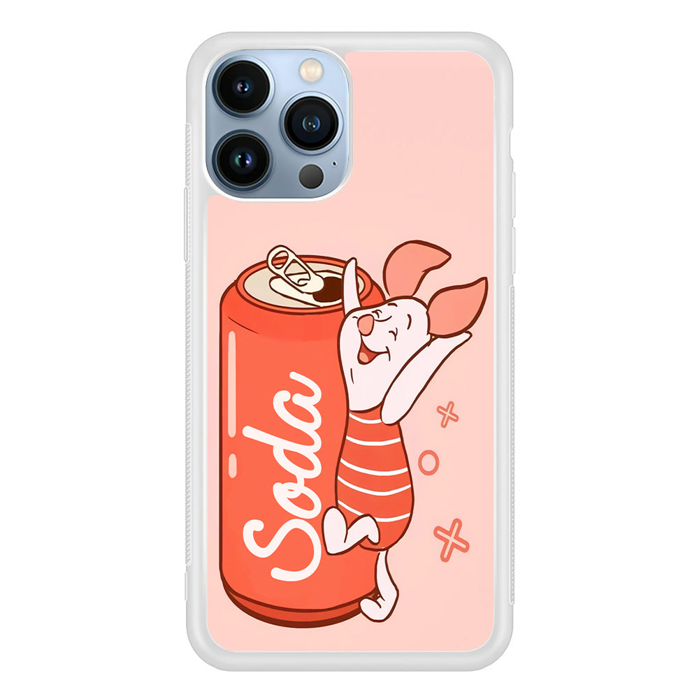 Piglet Winnie The Pooh Favorite Sodas iPhone 13 Pro Max Case