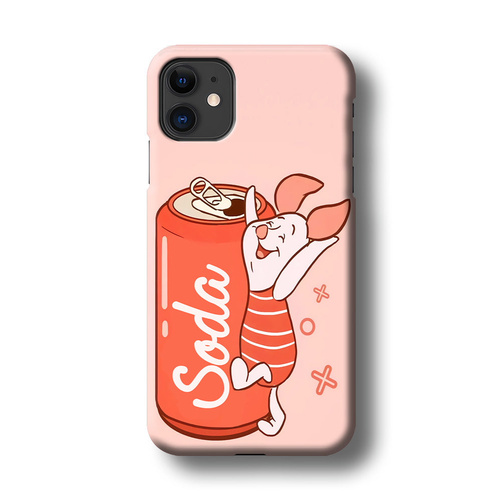 Piglet Winnie The Pooh Favorite Sodas iPhone 11 Case