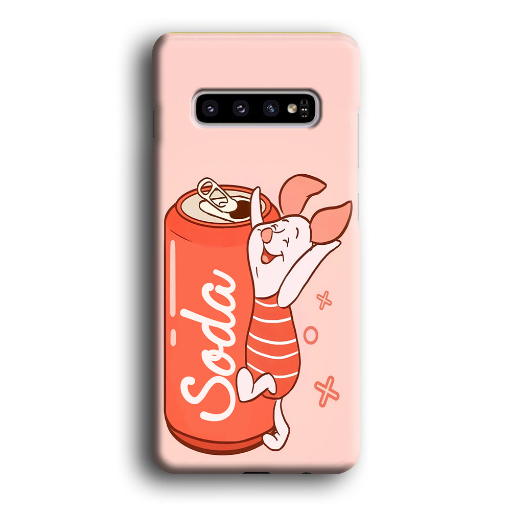 Piglet Winnie The Pooh Favorite Sodas Samsung Galaxy S10 Case
