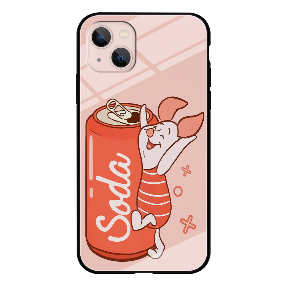Piglet Winnie The Pooh Favorite Sodas iPhone 15 Case