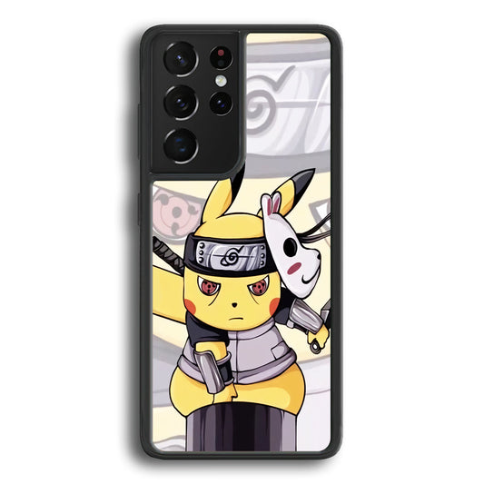 Pikachu Anbu Mode Samsung Galaxy S23 Ultra Case - Ezzystore