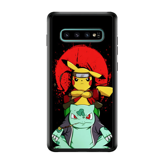 Pikachu Cosplay Naruto And Gamabunta Samsung Galaxy S10 Plus Case
