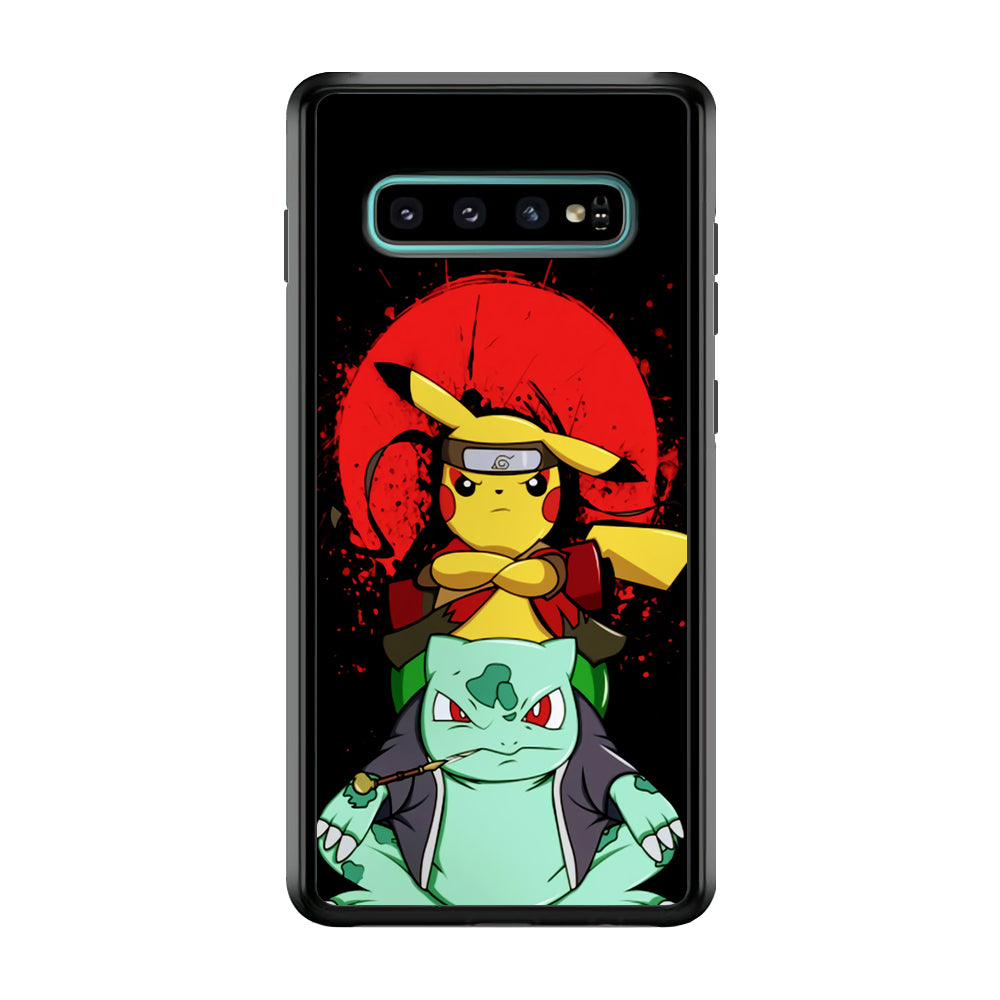 Pikachu Cosplay Naruto And Gamabunta Samsung Galaxy S10 Case