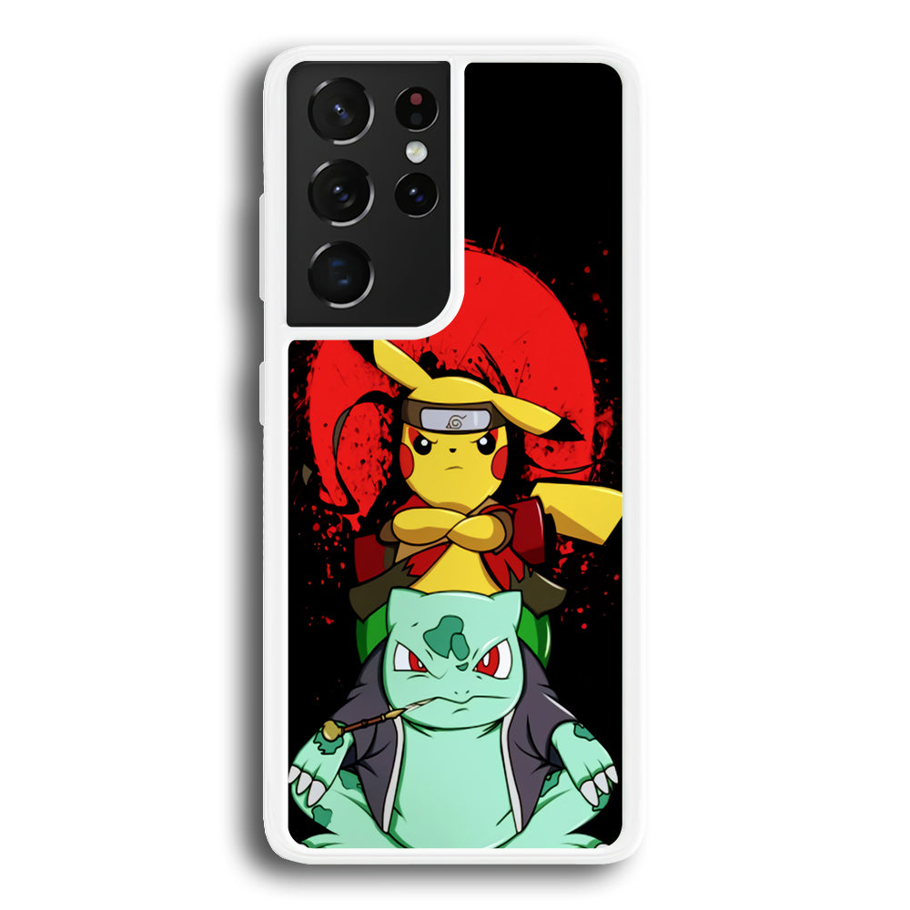 Pikachu Cosplay Naruto And Gamabunta Samsung Galaxy S21 Ultra Case