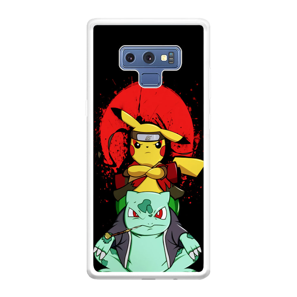 Pikachu Cosplay Naruto And Gamabunta Samsung Galaxy Note 9 Case