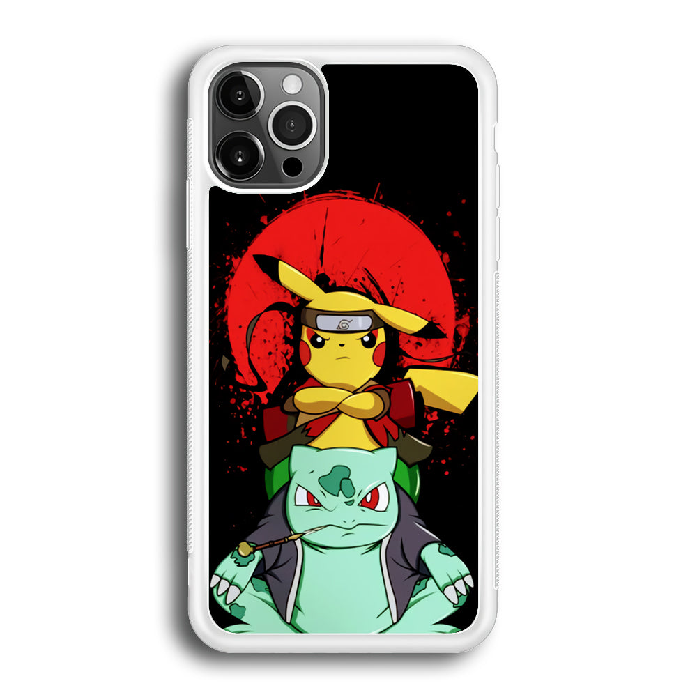 Pikachu Cosplay Naruto And Gamabunta iPhone 12 Pro Max Case