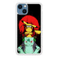 Pikachu Cosplay Naruto And Gamabunta iPhone 15 Case