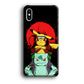 Pikachu Cosplay Naruto And Gamabunta iPhone X Case