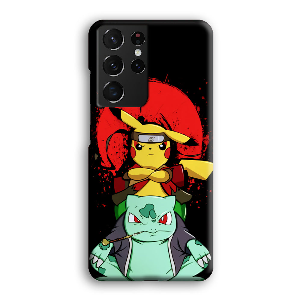 Pikachu Cosplay Naruto And Gamabunta Samsung Galaxy S21 Ultra Case