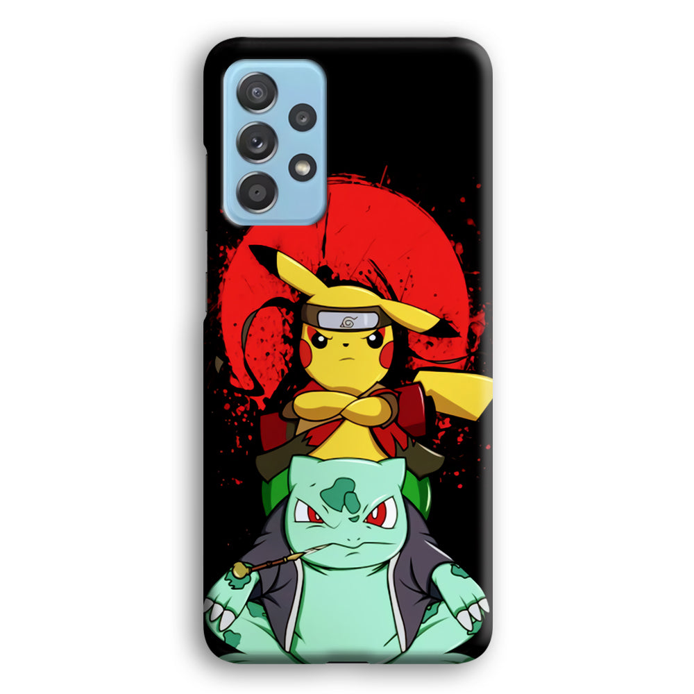 Pikachu Cosplay Naruto And Gamabunta Samsung Galaxy A52 Case