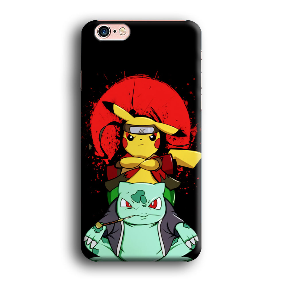 Pikachu Cosplay Naruto And Gamabunta iPhone 6 | 6s Case