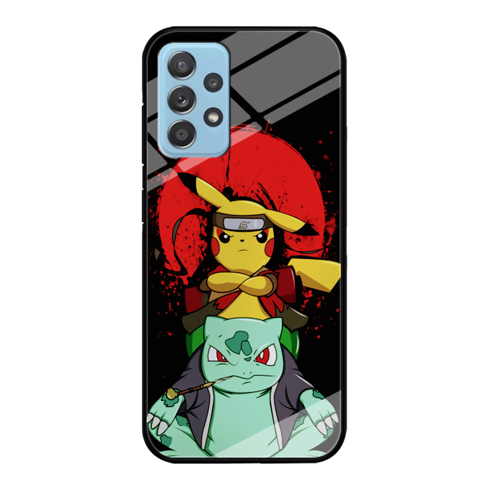 Pikachu Cosplay Naruto And Gamabunta Samsung Galaxy A72 Case