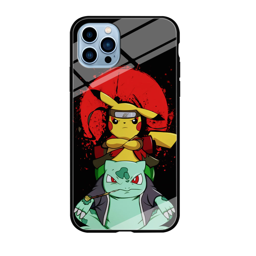 Pikachu Cosplay Naruto And Gamabunta iPhone 12 Pro Max Case