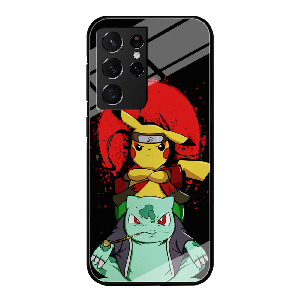 Pikachu Cosplay Naruto And Gamabunta Samsung Galaxy S21 Ultra Case