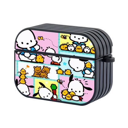 Pochacco And Friends Hard Plastic Case Cover For Apple Airpods Pro