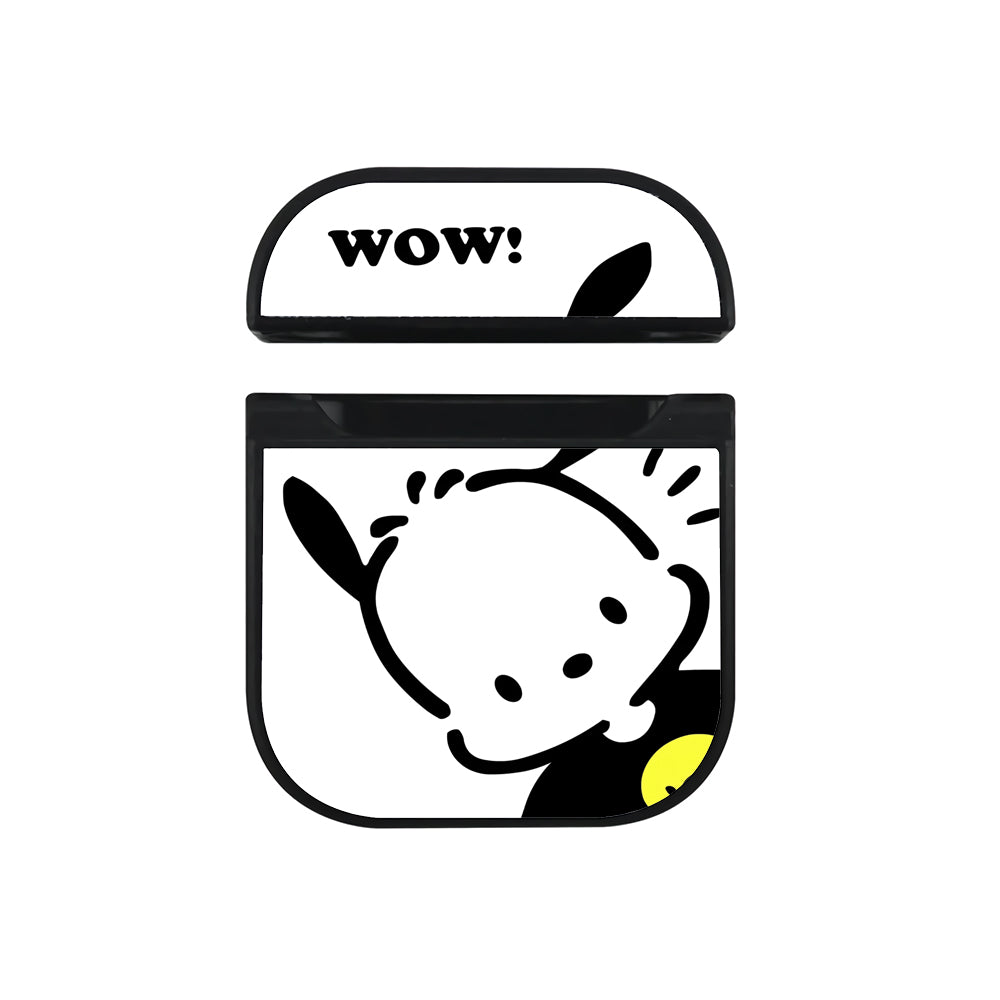 Pochacco Say Wow Hard Plastic Case Cover For Apple Airpods