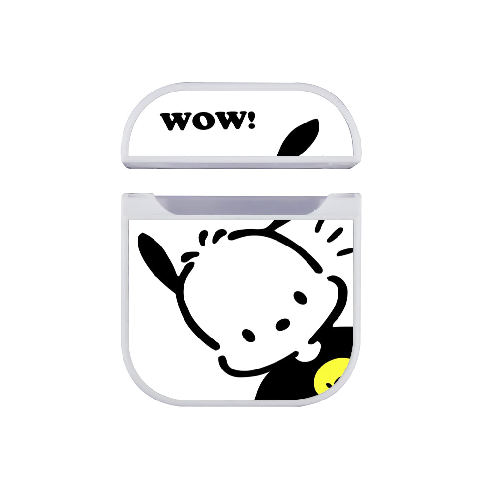 Pochacco Say Wow Hard Plastic Case Cover For Apple Airpods