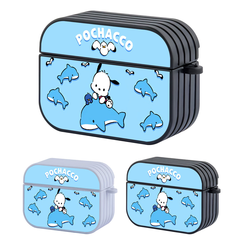 Pochacco Vacation Hard Plastic Case Cover For Apple Airpods Pro