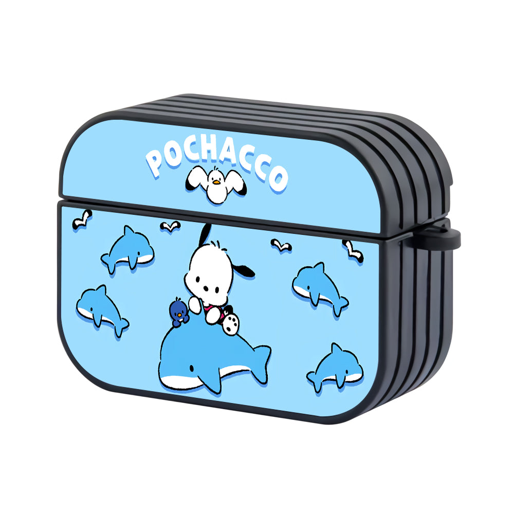 Pochacco Vacation Hard Plastic Case Cover For Apple Airpods Pro