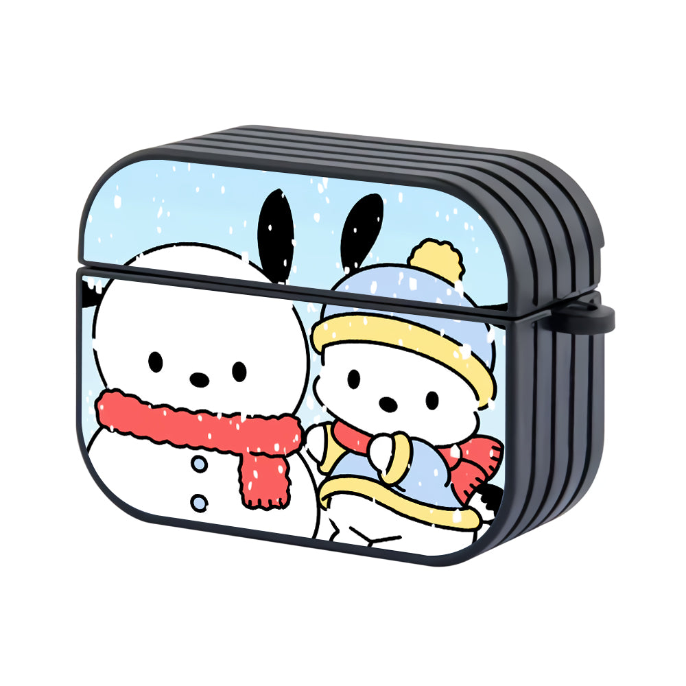 Pochacco Winter Moment Hard Plastic Case Cover For Apple Airpods Pro