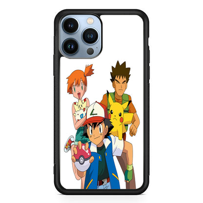 Pokemon Ash Ketchum Team iPhone 15 Pro Max Case