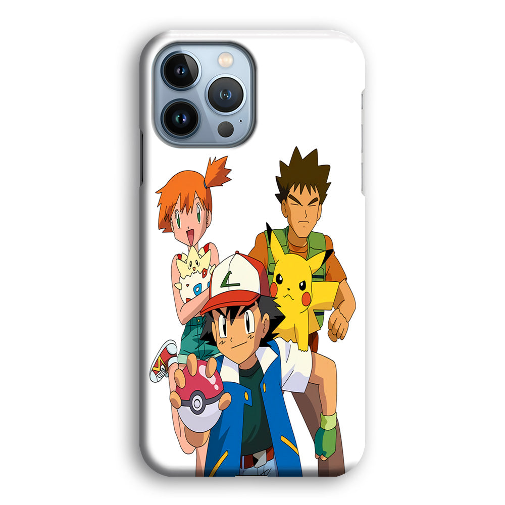 Pokemon Ash Ketchum Team iPhone 15 Pro Max Case