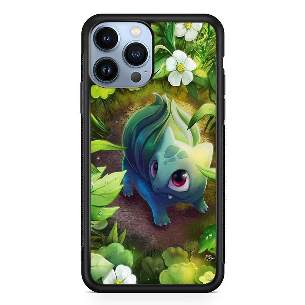 Pokemon Bulbasaur Beattle Style iPhone 15 Pro Case