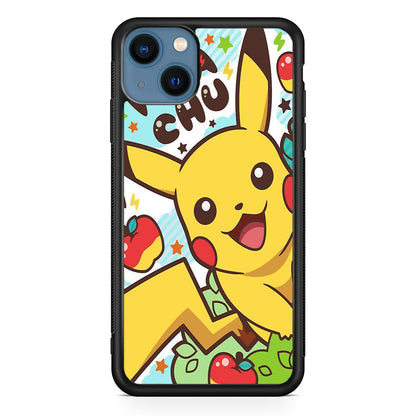 Pokemon Pikachu Art iPhone 15 Plus Case