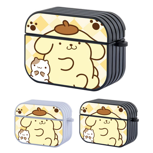Pompompurin And Muffin Hard Plastic Case Cover For Apple Airpods Pro