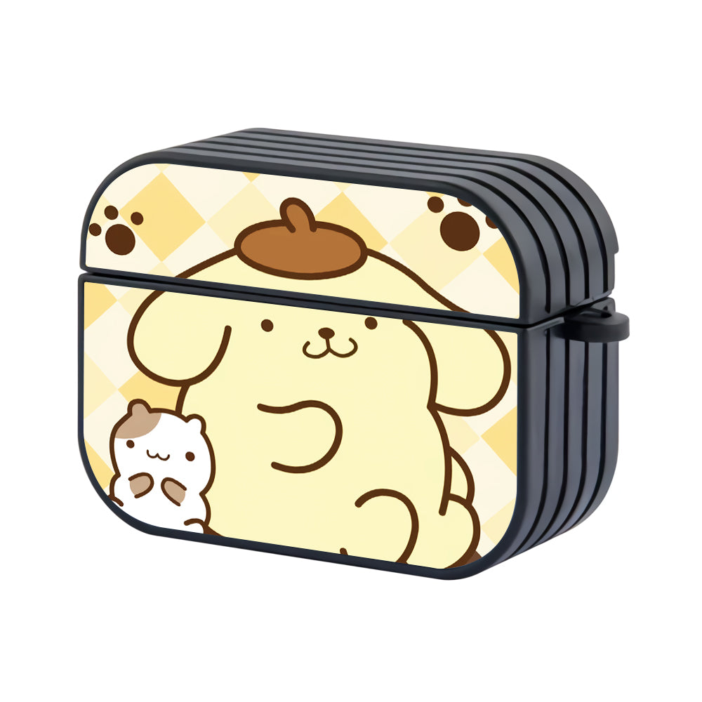 Pompompurin And Muffin Hard Plastic Case Cover For Apple Airpods Pro