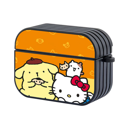 Pompompurin Hello Kitty Quaity Time Hard Plastic Case Cover For Apple Airpods Pro 2 - Ezzystore