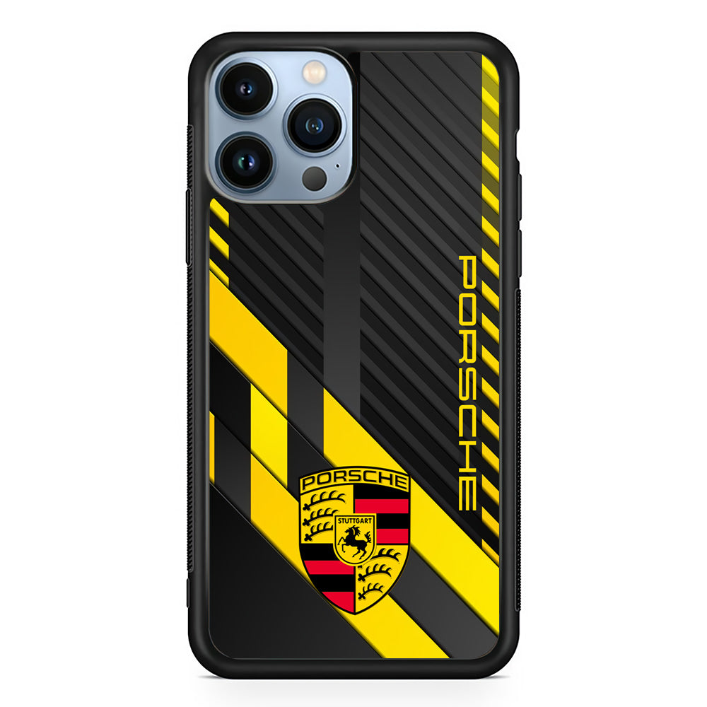 Porsche Fiber Bold iPhone 15 Pro Case - Ezzystore