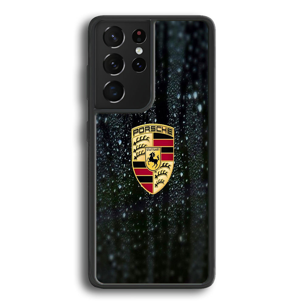 Porsche Logo Watermark Samsung Galaxy S23 Ultra Case - Ezzystore