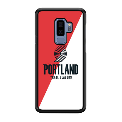 Portland Trail Blazers Team Two Colour Samsung Galaxy S9 Plus Case