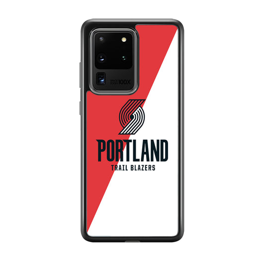 Portland Trail Blazers Team Two Colour Samsung Galaxy S20 Ultra Case