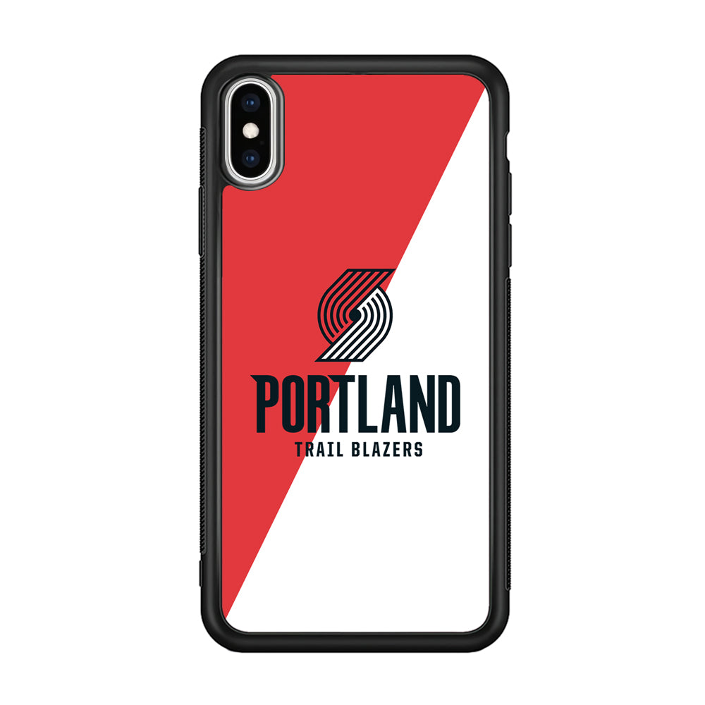 Portland Trail Blazers Team Two Colour iPhone X Case